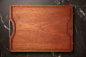 Preview: Dunkles Schneidebrett aus Holz von LH Lifestyle